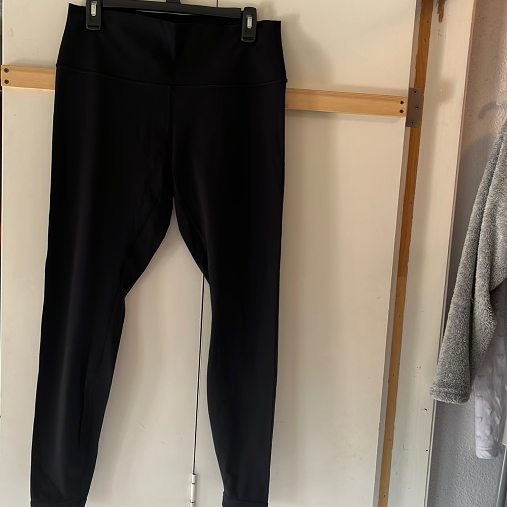 Lululemon black full length size 12